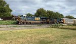 CSX 5274 leads M276 on the last day of June.